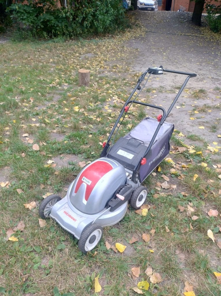 Grasmaaier Weibang, Ophalen, Cirkelmaaier, Gebruikt, Elektrische grasmaaier