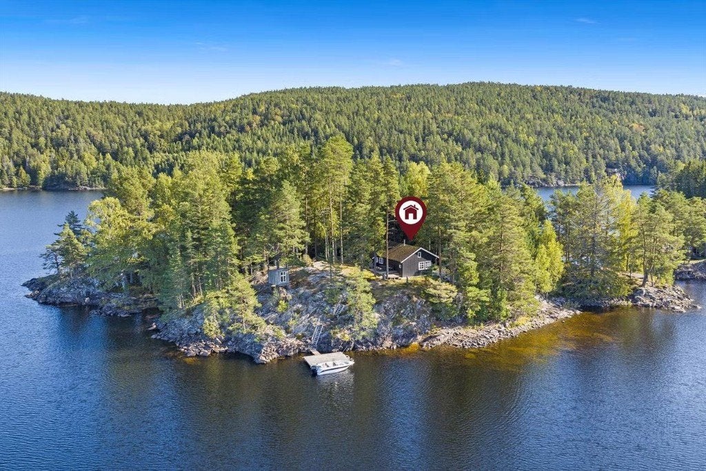Vakantiewoning op een privé-eiland in Zuid-Noorwegen, Immo, Étranger, 42 m², Europe autre, Campagne