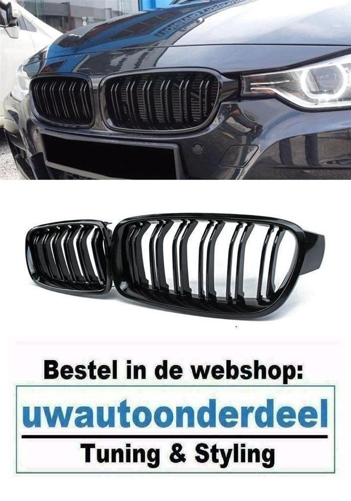 Grill Nieren Glans Zwart Dub Spijl Voor Bmw 3 Serie F30 F31, Verzenden