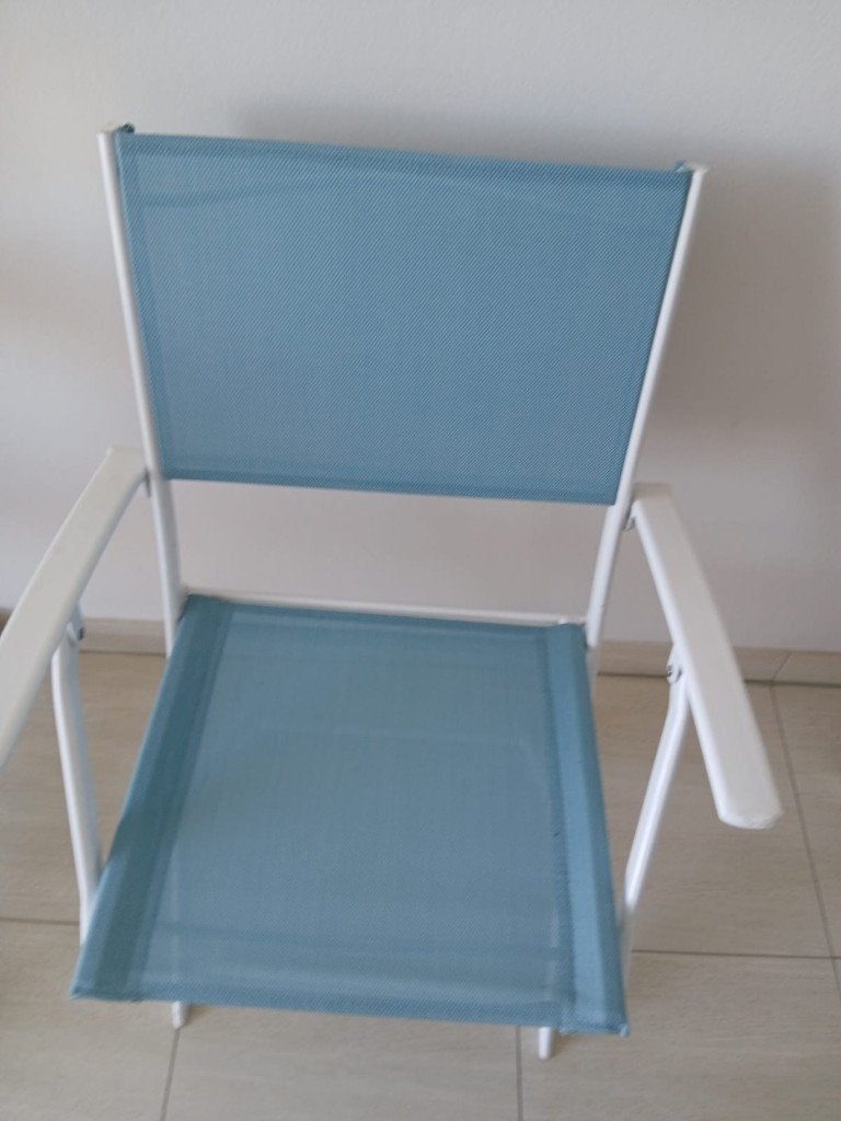 2 blauwe (strand) zeteltjes, Ophalen