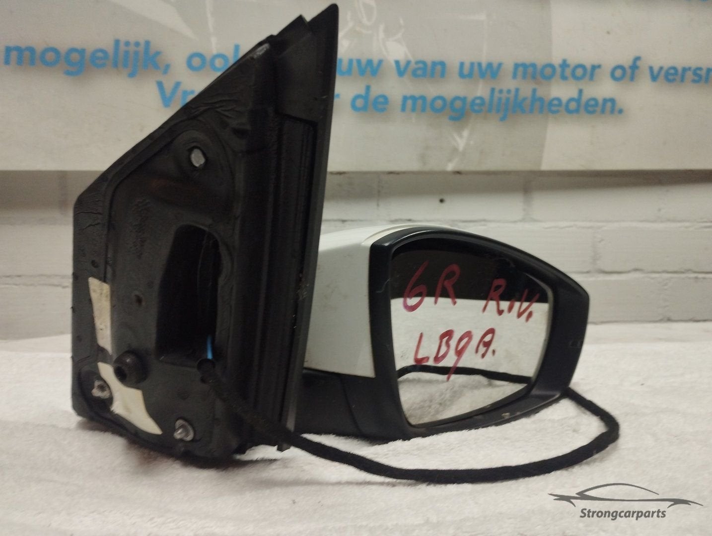 Buitenspiegel VW Polo 6R rechts elektrisch LB9A 6R1857502BF, Volkswagen, -, Utilisé, -