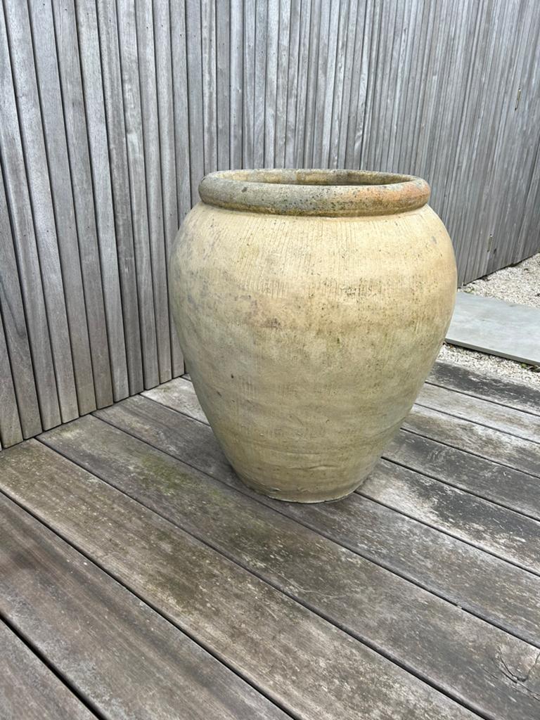 Bloempot, Tuin en Terras, Bloempotten, Ophalen, Gebruikt, Rond, Balkon