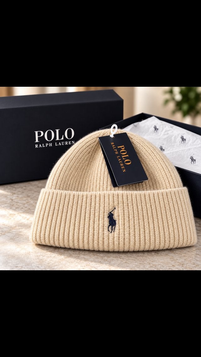 Beige Ralph Lauren muts Dames/Heren, Verzenden, Nieuw