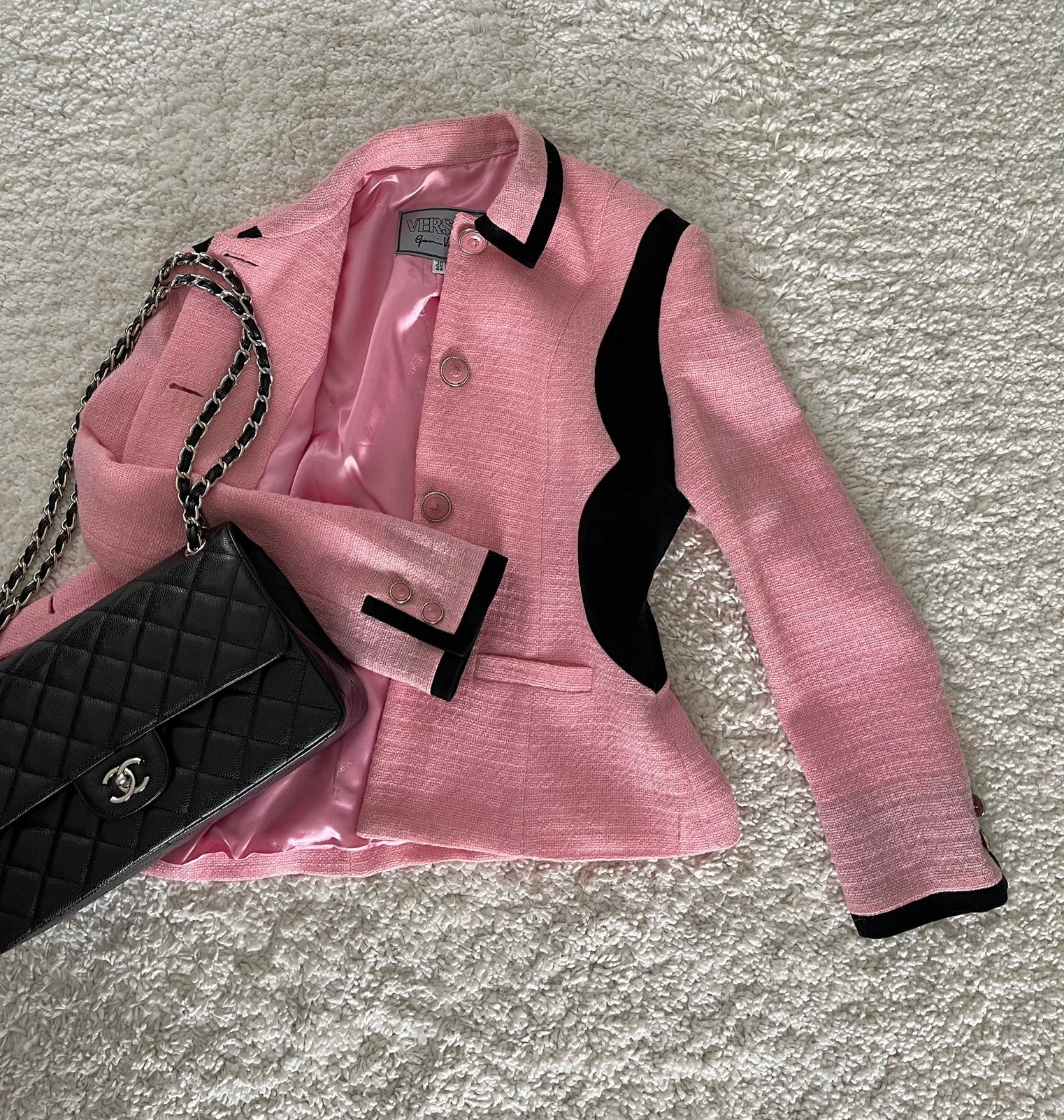 Jasje Versace, Taille 38/40 (M), Enlèvement ou Envoi, Rose, Comme neuf