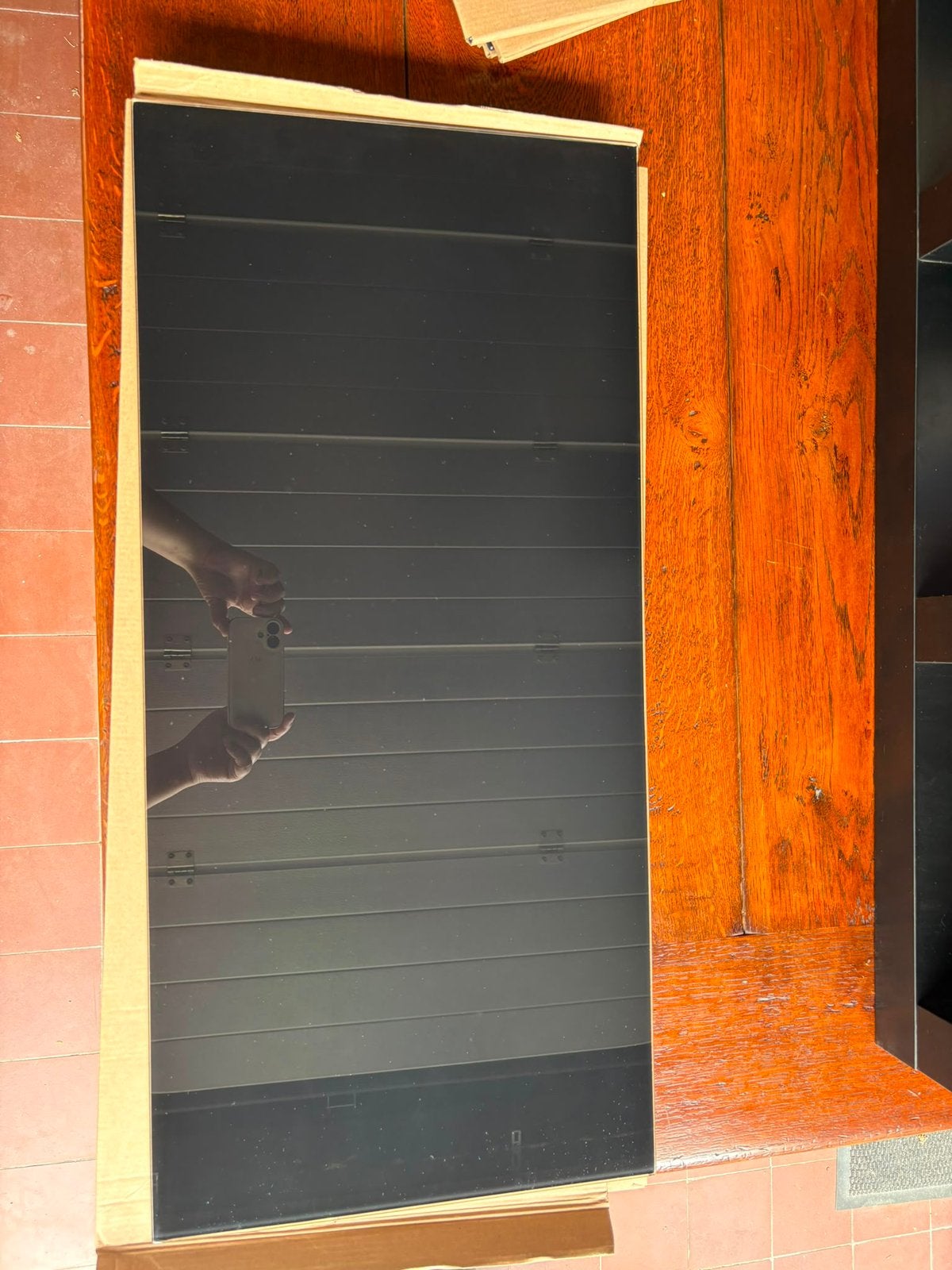 Zwarte glasplaaten, Doe-het-zelf en Bouw, Glas en Ramen, Ophalen, Nieuw