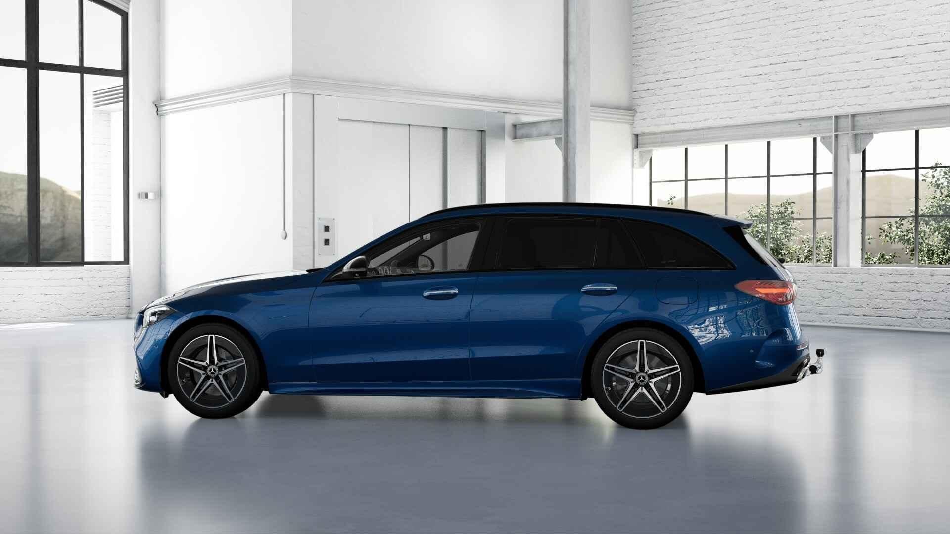 Mercedes-Benz C-Klasse 300 e Break AMG Line | Panoramisch Da, Auto's, Automaat, Dealer onderhouden, Achterwielaandrijving, Gebruikt