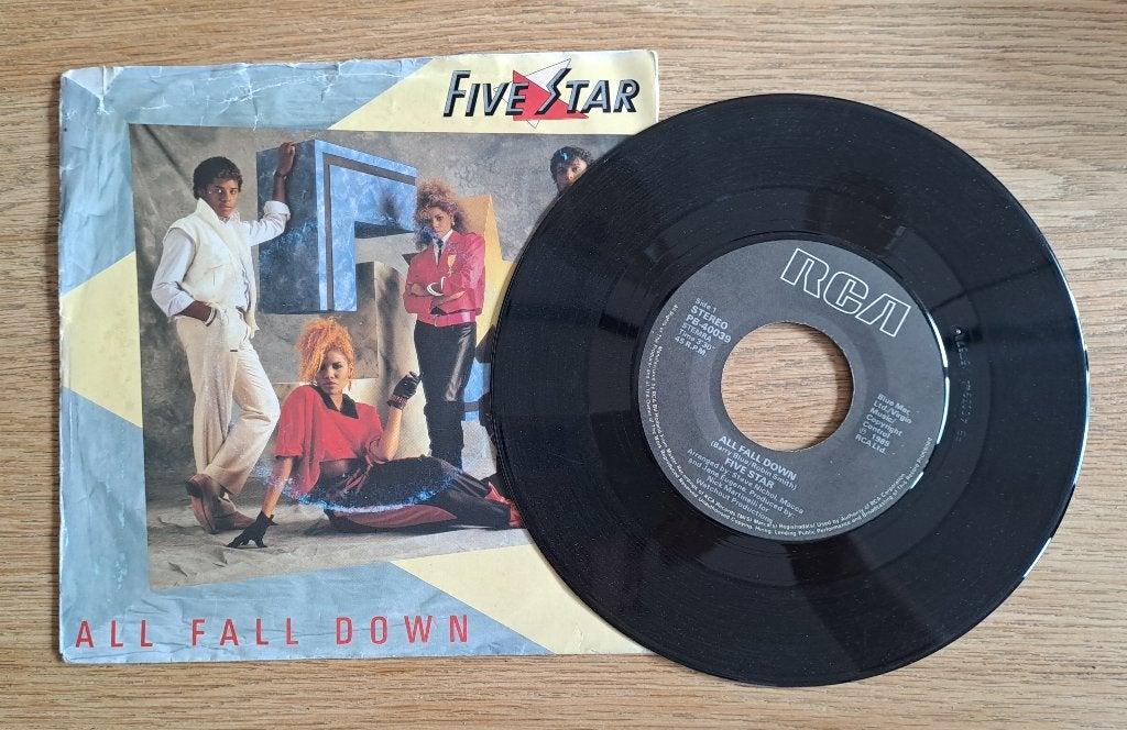 Five Star - All Fall Down, CD & DVD, Vinyles Singles, Pressage original, Enlèvement ou Envoi, 7 inch, Autres genres