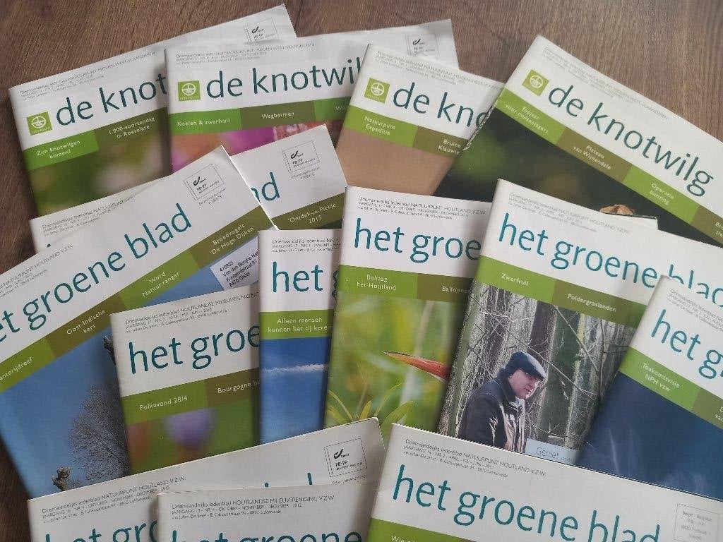 16x Magazine Groene Blad Natuur Fauna Flora Natuurpunt, Ophalen of Verzenden, Natuur algemeen