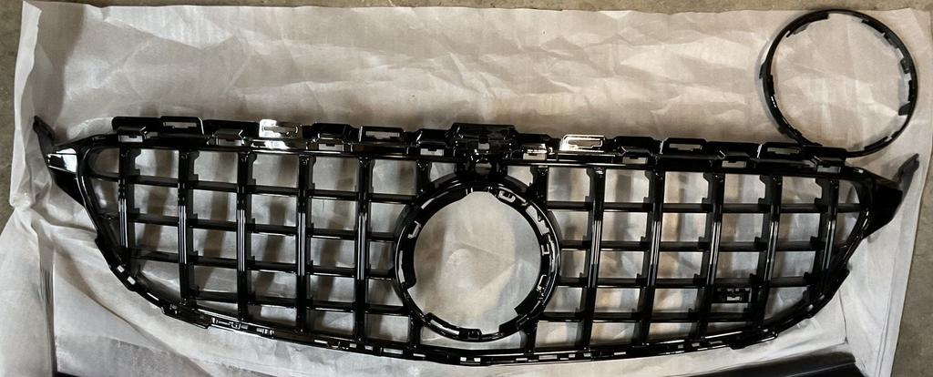 NIEUW Grill Mercedes C-klasse Panamericana AMG GT-look 2018-, -, Nieuw, Ophalen of Verzenden, -