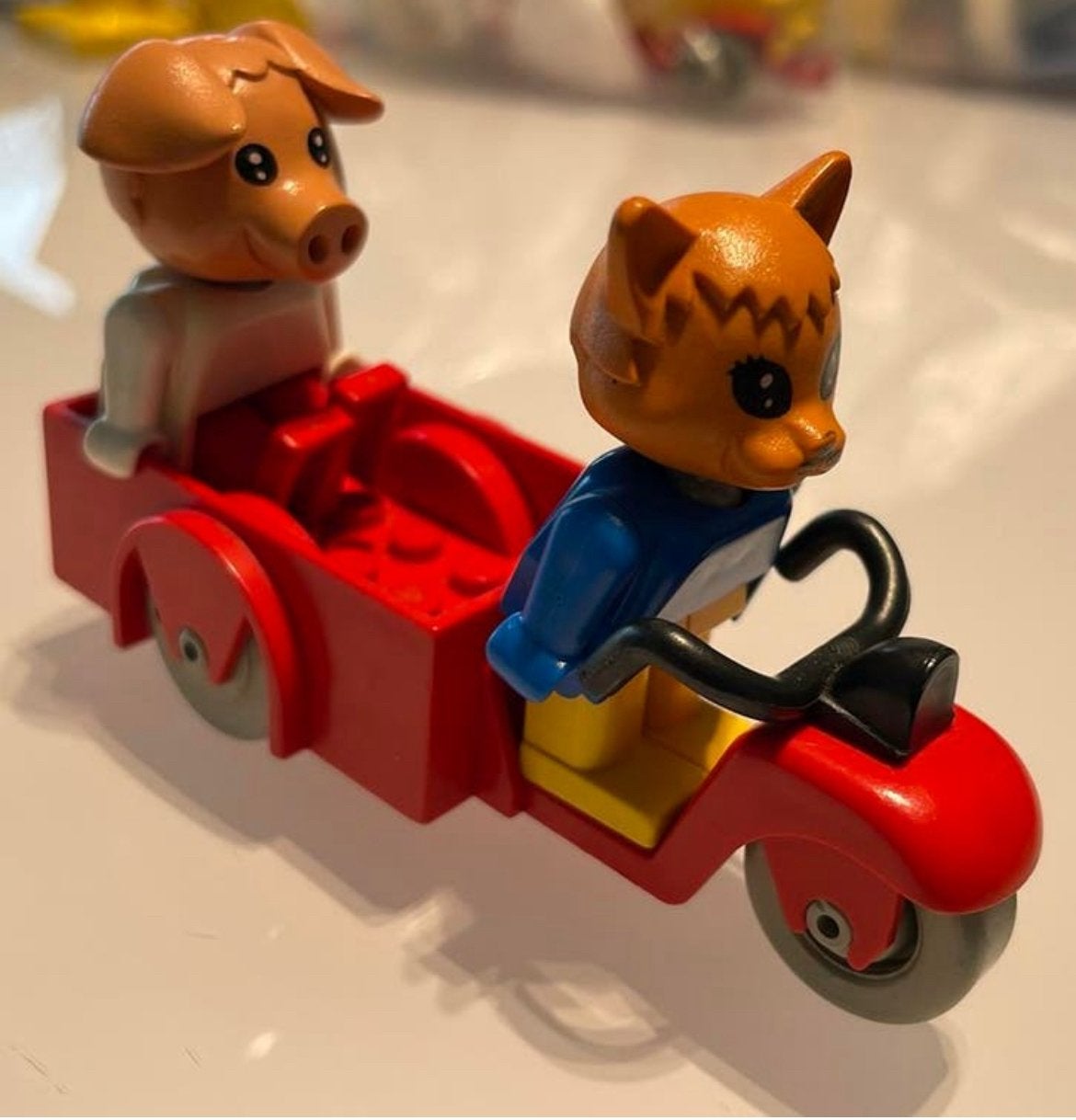 Vintage Speelgoedvoertuig en 2 figuurtjes LEGO Fabuland 1979, Ophalen of Verzenden, Zo goed als nieuw