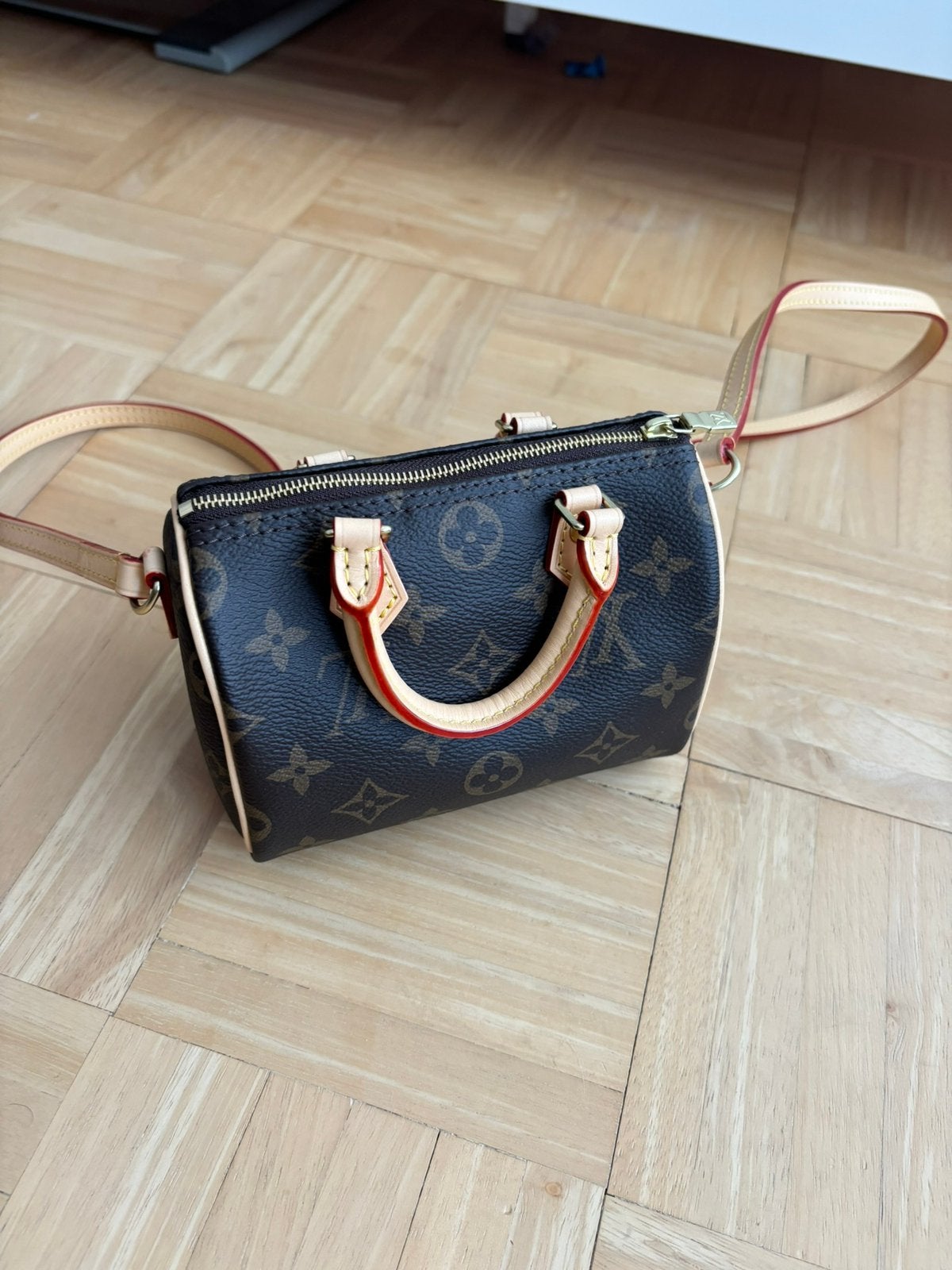 Sac de créateur Speedy Nano pour femmes, Enlèvement, Comme neuf, Brun