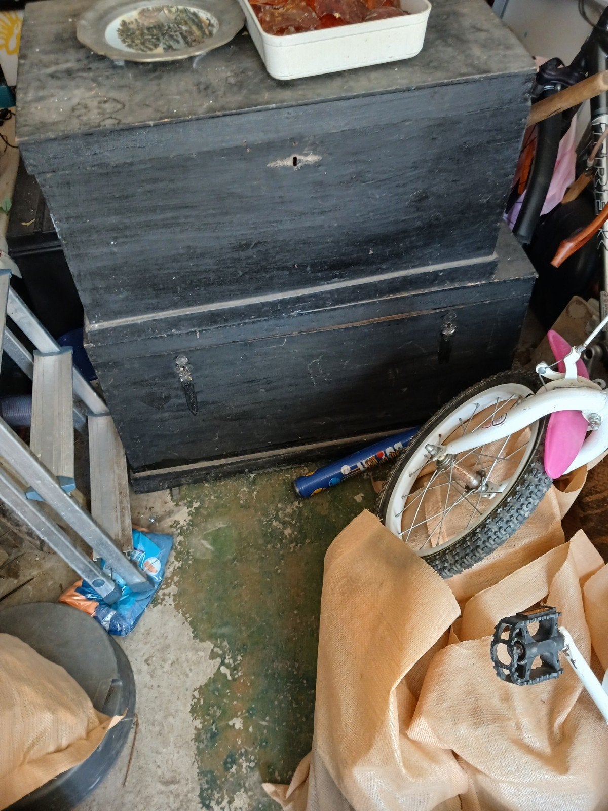Houten koffer, Tuin en Terras, Ophalen of Verzenden