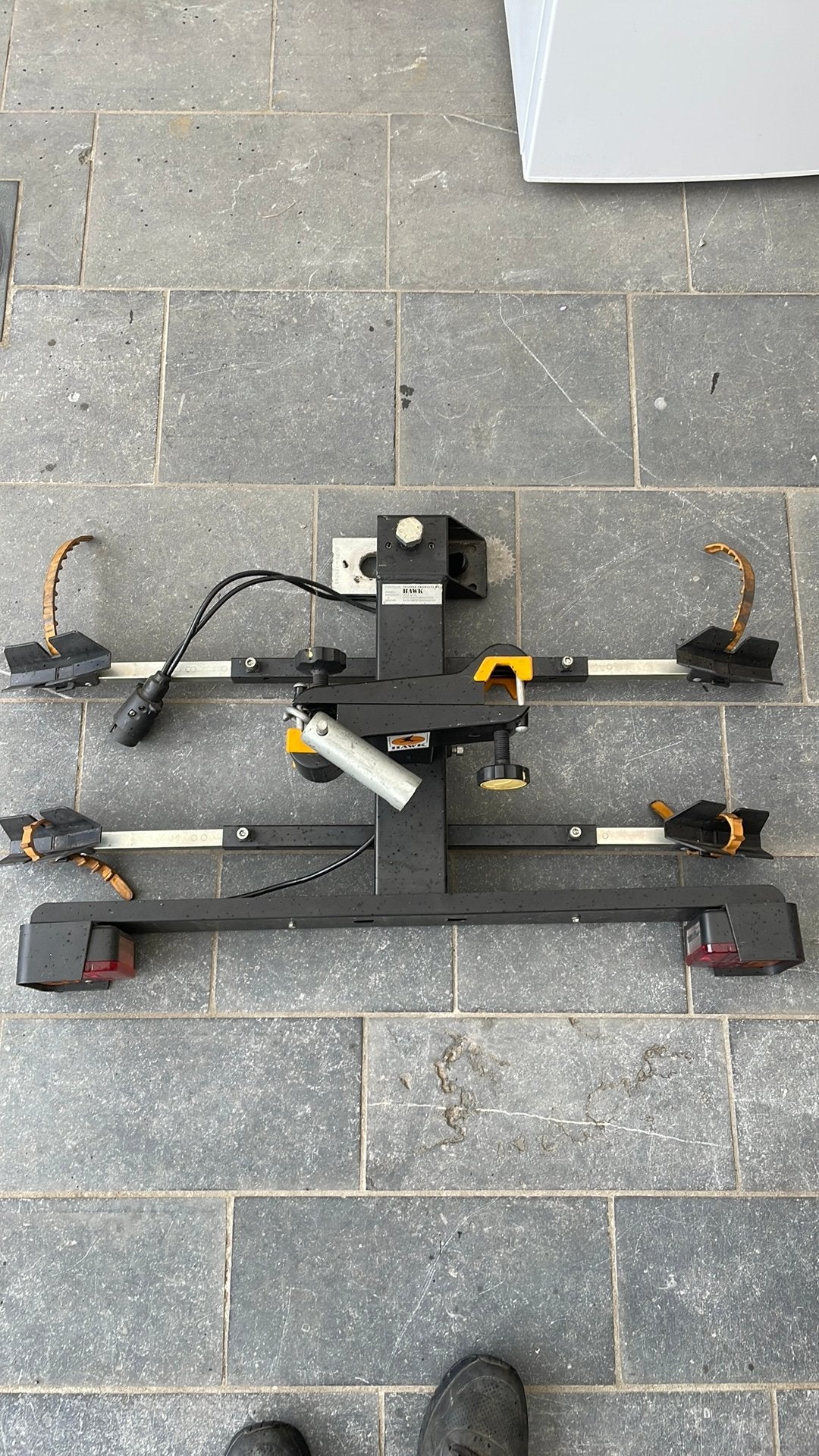 Fietsdrager voor 2 fietsen, Auto diversen, Fietsendragers, Ophalen, 2 fietsen, Gebruikt, Trekhaakdrager