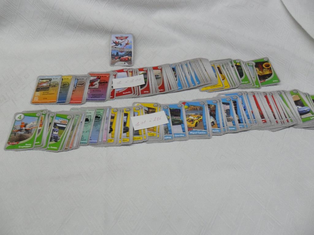 Lijsten met je vermiste Disney Planes and Cars-kaarten, Verzamelen, Overige supermarkten, Ophalen of Verzenden