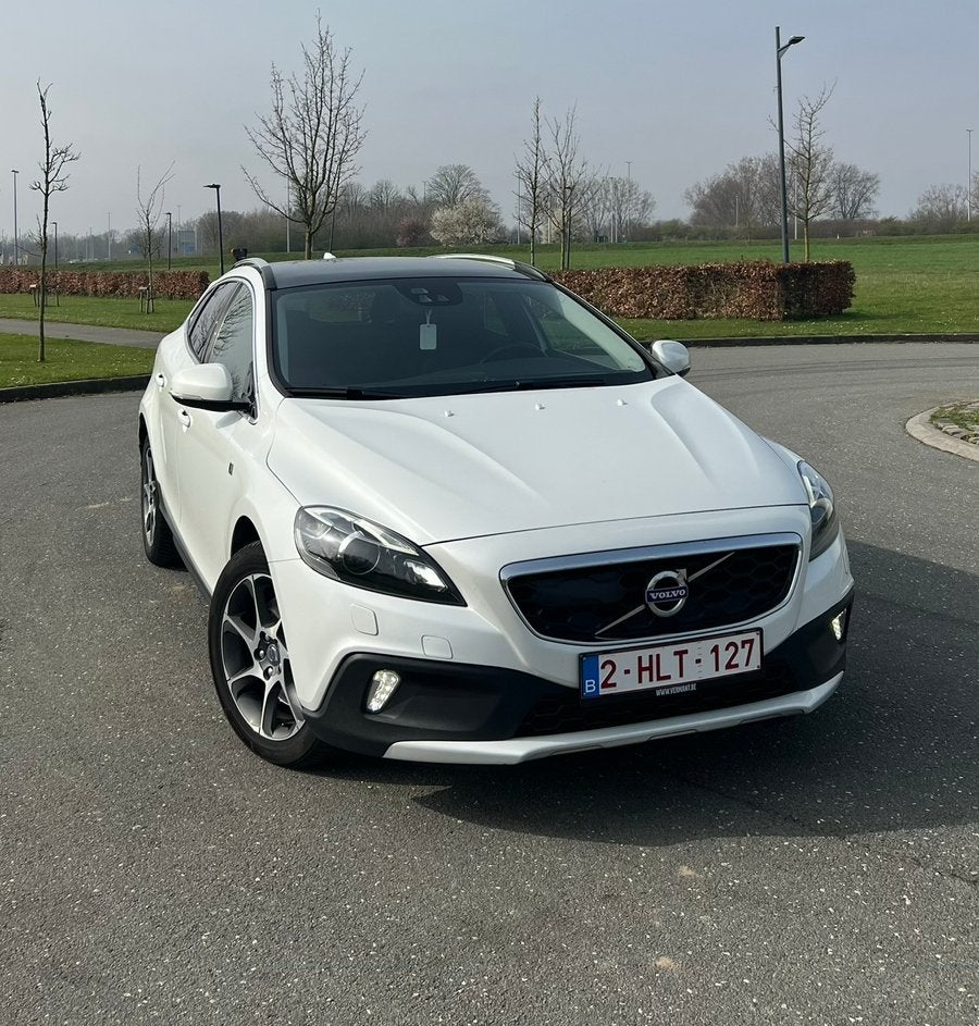 Volvo V40 Cross Country D4 FULL OPTION, Auto's, Zwart, Leder, Diesel, Particulier