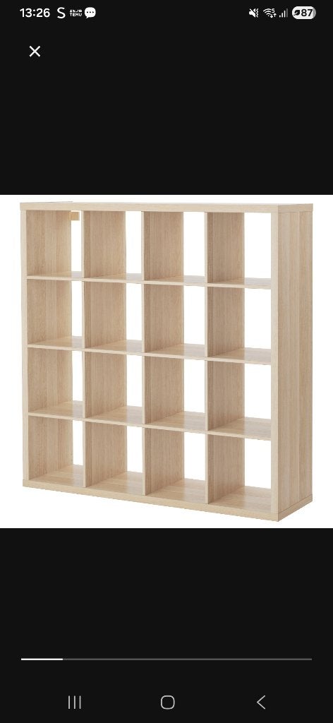 Meuble kallax, Enlèvement, Utilisé