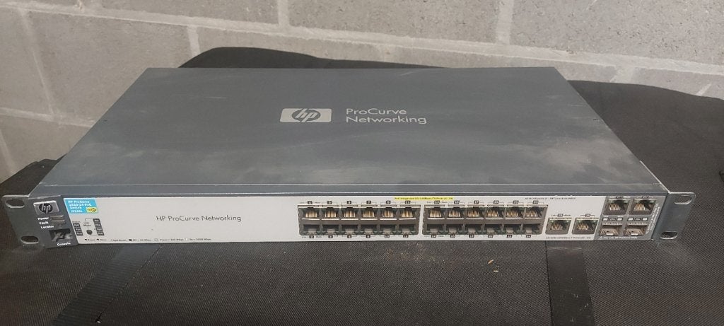 Hp procurve 2520-24-POE Switch, Computers en Software, Netwerk switches, Ophalen of Verzenden, Gebruikt