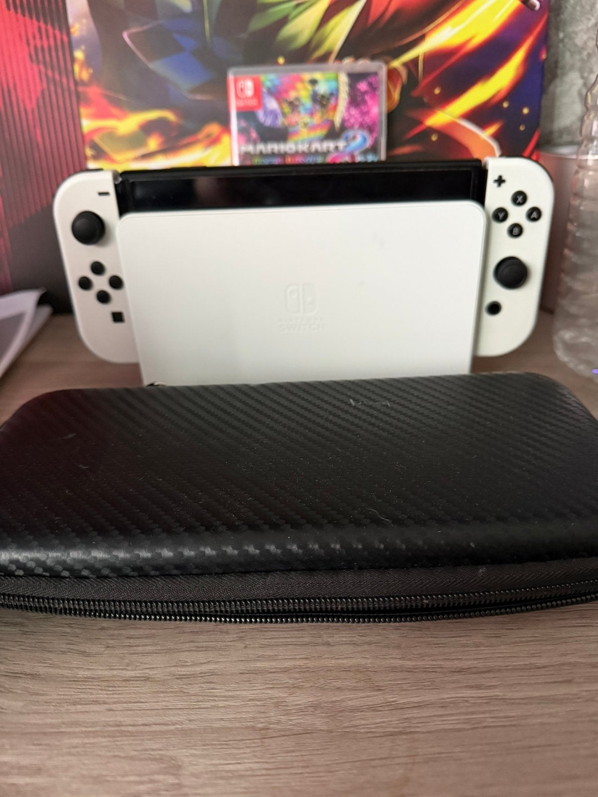 Nintendo switch OLED + Mariokart, Games en Spelcomputers, Ophalen, Zo goed als nieuw, Switch OLED