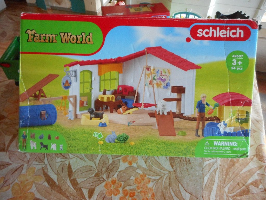 schleich huisdieren opvang, Ophalen of Verzenden, Zo goed als nieuw