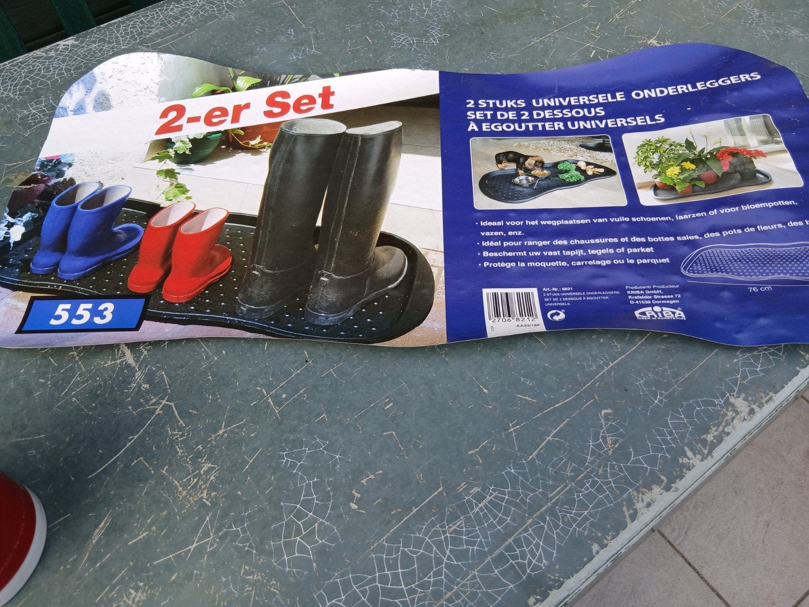 set,dus 2x vloerbeschermer,niet gebruikt, Ophalen