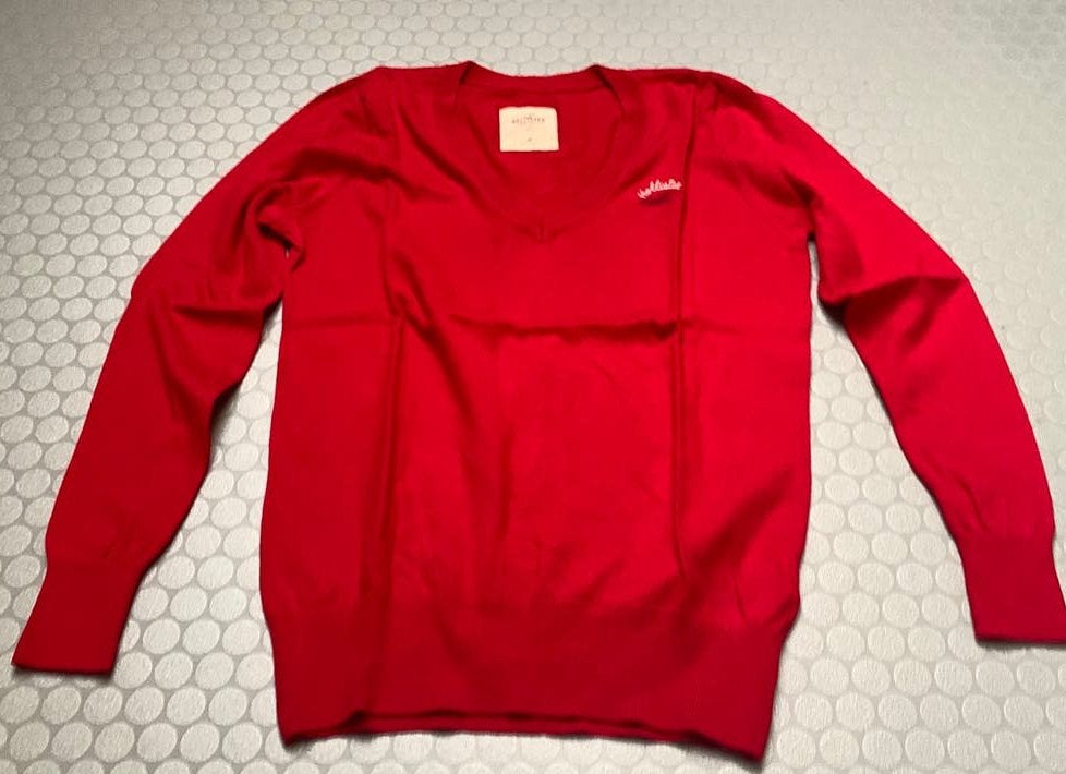 Trui Hollister maat M, Ophalen of Verzenden, Zo goed als nieuw, Maat 38/40 (M), Rood