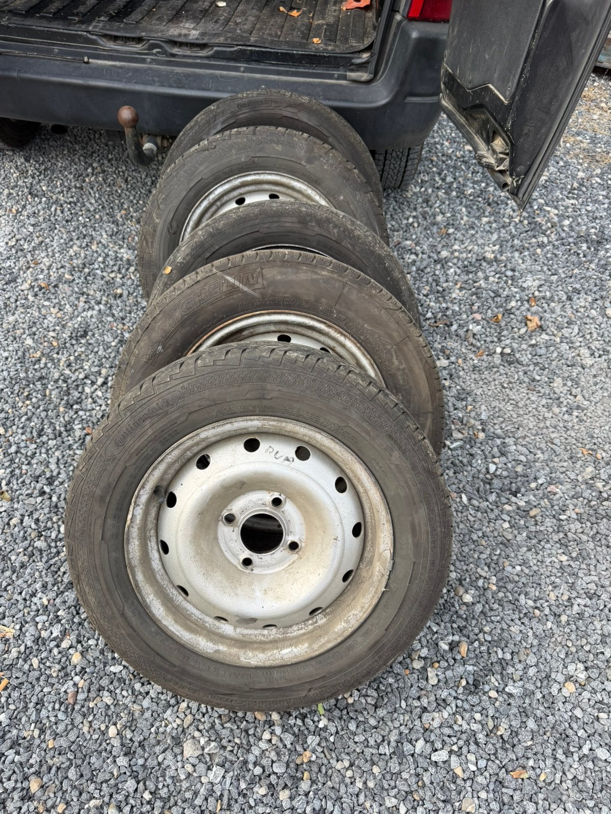 Wielen citroen berlingo/partner met goede banden 4x108, Enlèvement, Pneu(s)