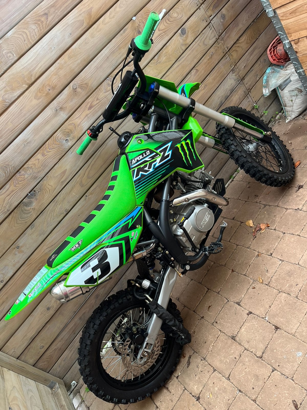 Pitbike Appolo 125 cc, Fietsen en Brommers, Minibikes, Midibikes en Pitbikes, Ophalen, Zo goed als nieuw, Pitbike