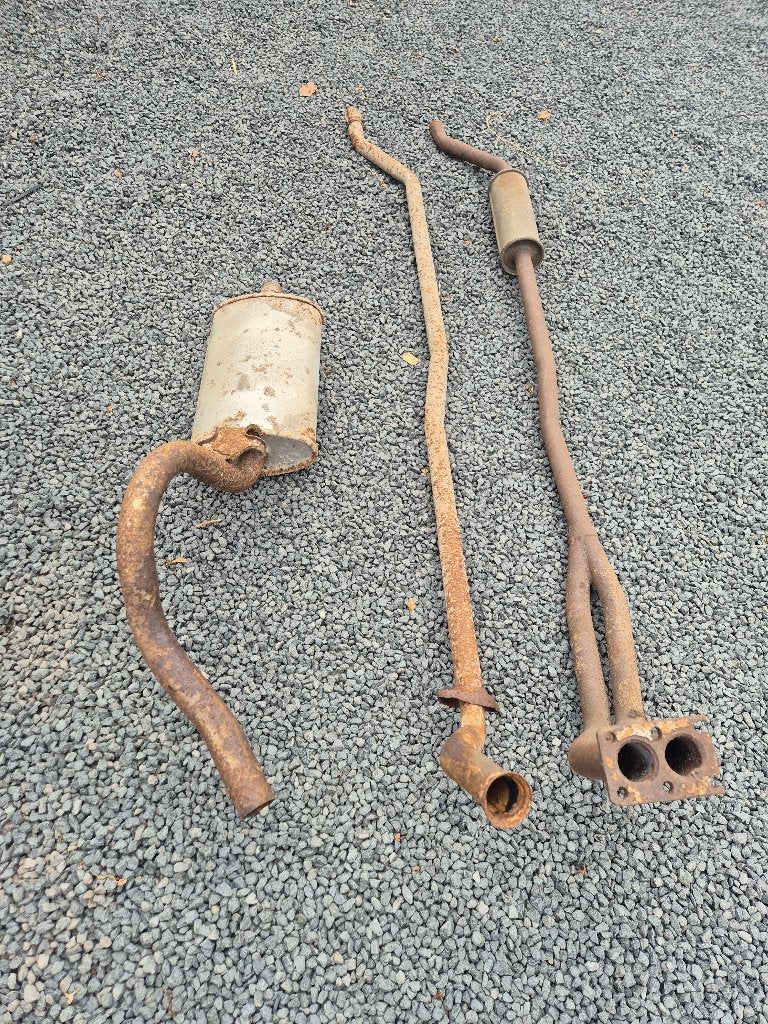 opel kadett c uitlaatdelen, Ophalen, Opel