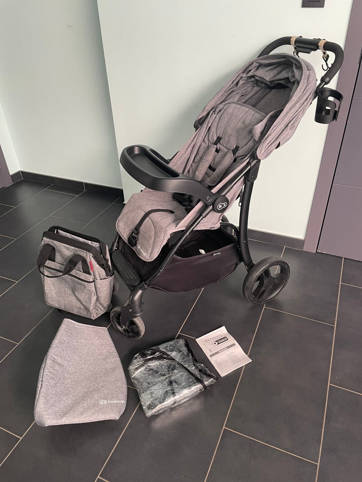 Buggy met verschillende accessoires, Ophalen, Gebruikt, Overige merken, Regenhoes