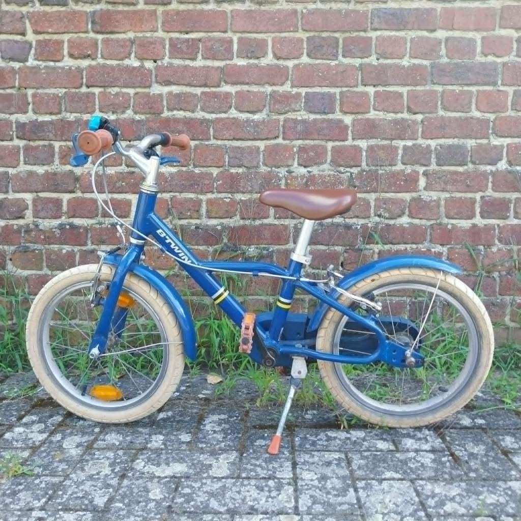 kinderfiets 16 inch, Fietsen en Brommers, Fietsen | Kinderfietsjes, Ophalen, Velgrem, B-Twin, 16 tot 20 inch