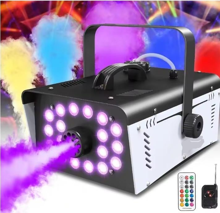 Nouvelle machine à fumée de 2000 W avec 18 x 5 W RGBWAUV, Enlèvement ou Envoi, Neuf, Lumières