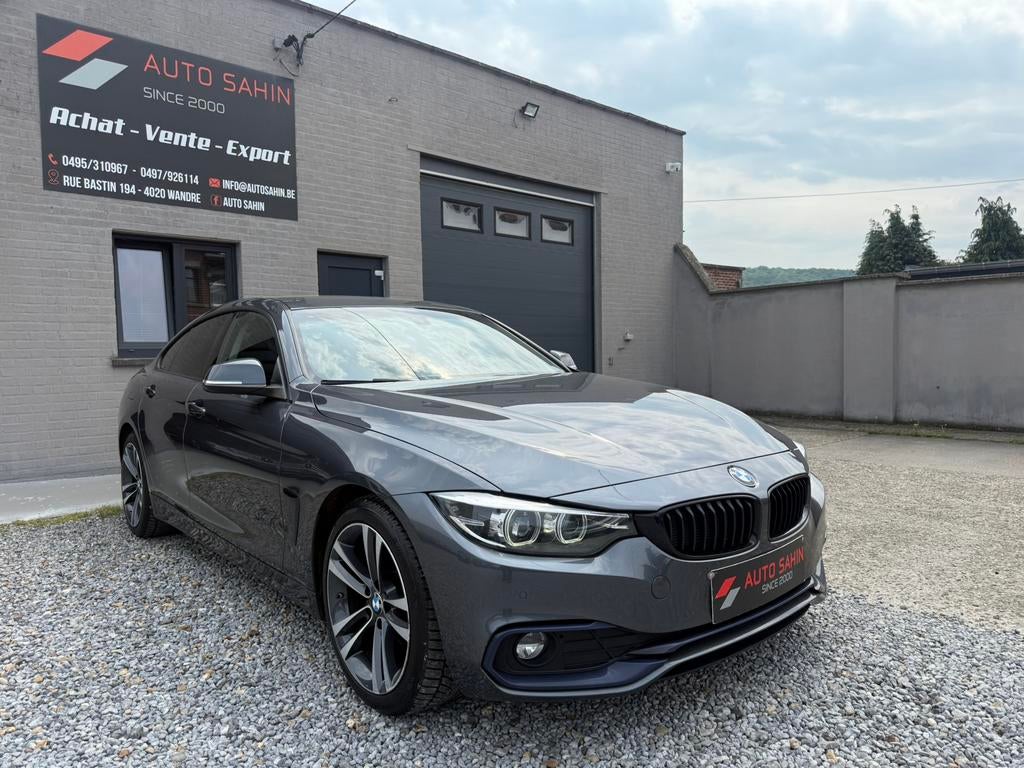 BMW 418D 06/2020 SPORT EDITION BOITE AUTO,LED,XENON,CUIR,GPS, Autos, BMW, Argent ou Gris, Achat, Noir, 5 portes