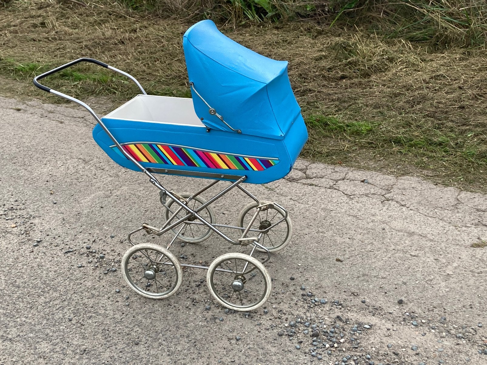 Poppenwagen vintage vouwsysteem silvercross, Kinderen en Baby's, Ophalen, Gebruikt