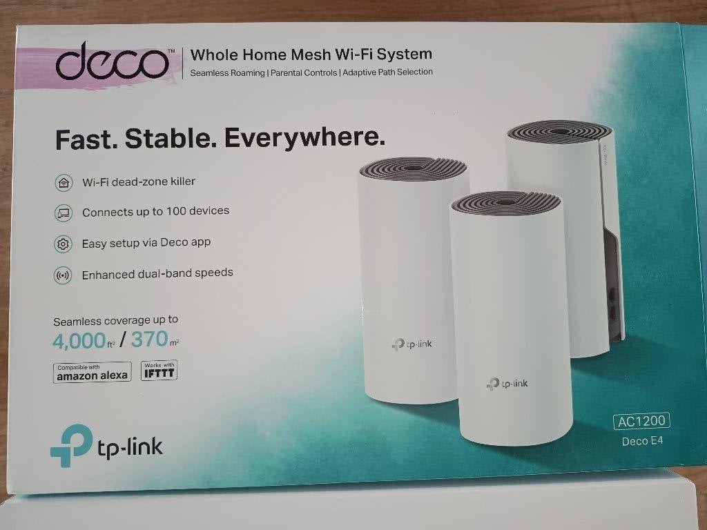 HOME MESH WI-FI SYSTEM AC1200 Deco E4, Ophalen of Verzenden, Zo goed als nieuw, Deco tp link