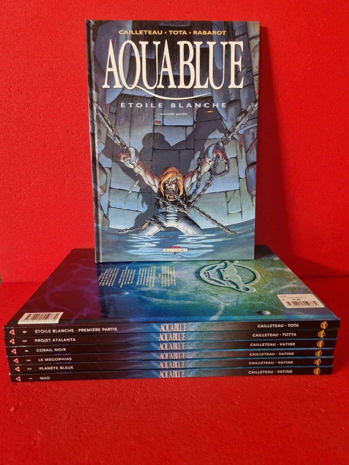 lot de 7 bd aquablue 1 à 7, Enlèvement ou Envoi