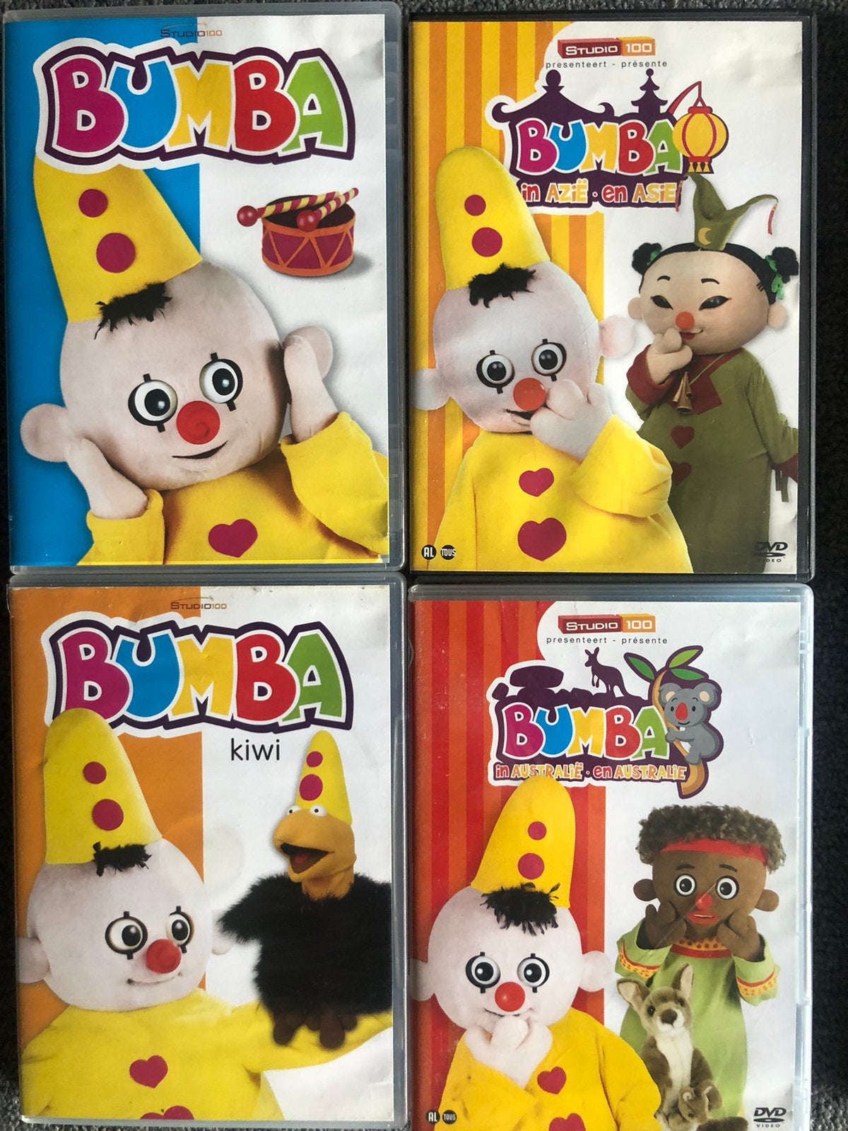 9 DVD’s van Bumba, Ophalen of Verzenden, Gebruikt, Animatie