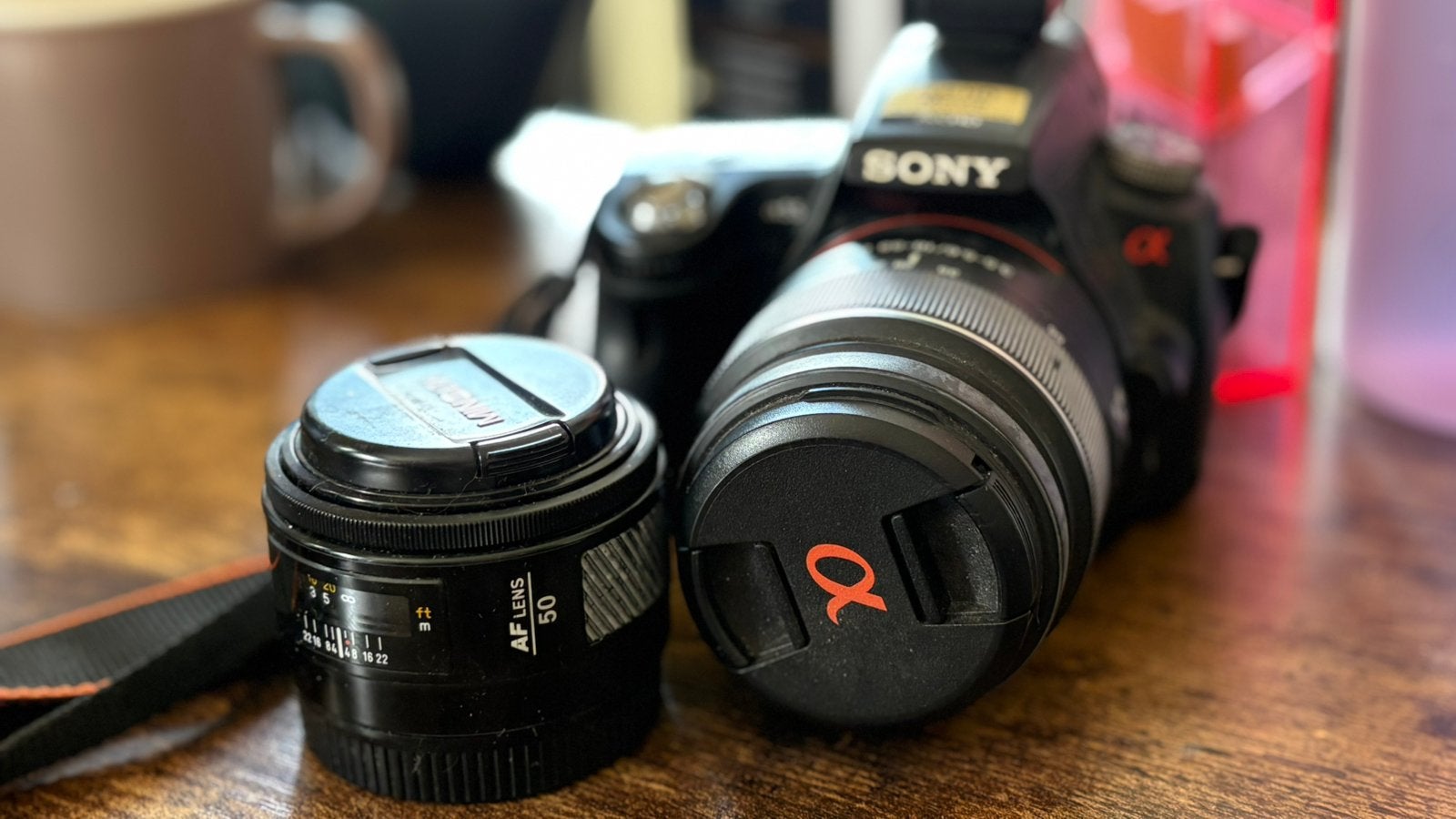 Sony Alpha 55 camera, Ophalen, Gebruikt, Compact