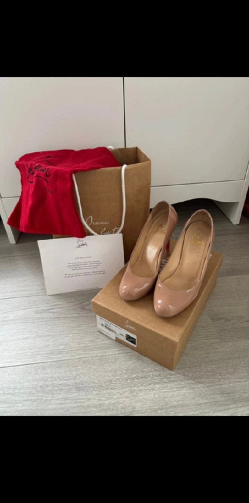Originele christian louboutin pumps, Ophalen, Zo goed als nieuw, Pumps