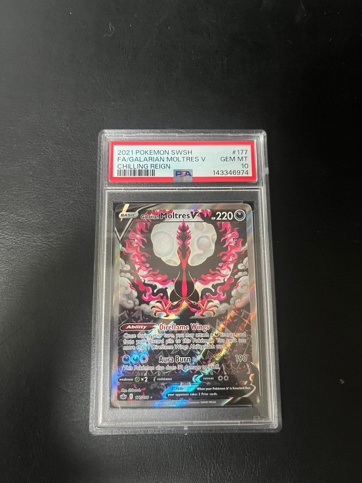 Moltres psa 10, Ophalen of Verzenden, Zo goed als nieuw, Booster