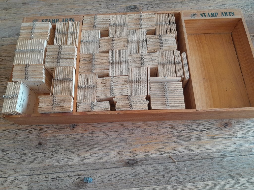 Houten wenskaartjes, Diversen, Wenskaarten, Ophalen, Nieuw
