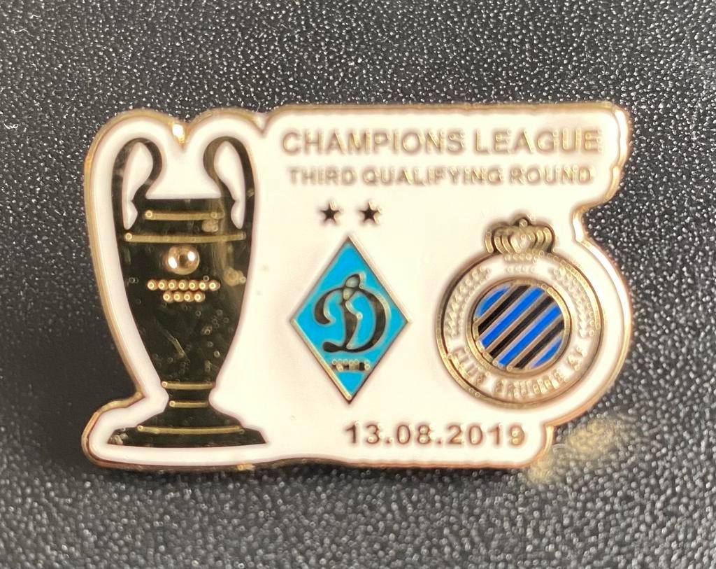 Pin 2019 Club Brugge Dynamo Kyiv Kiev, Enlèvement ou Envoi, Comme neuf