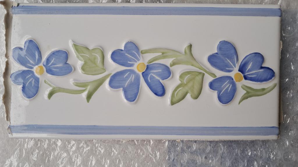 40 carrelages pour frise décorative (à décaper), Carrelage mural, 20 à 40 cm, Céramique, Enlèvement