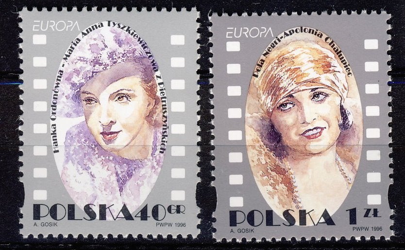 Pologne 1996 - CEPT n 3584 - 3585 **, Enlèvement ou Envoi, Pologne, Non oblitéré