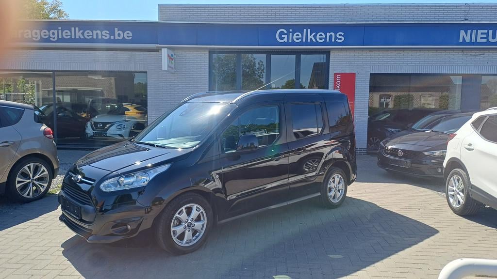 Ford Tourneo Connect 1.0i Ecoboost*36000km.*1jaar garantie., Auto's, Stof, Gebruikt, Zwart, Bedrijf