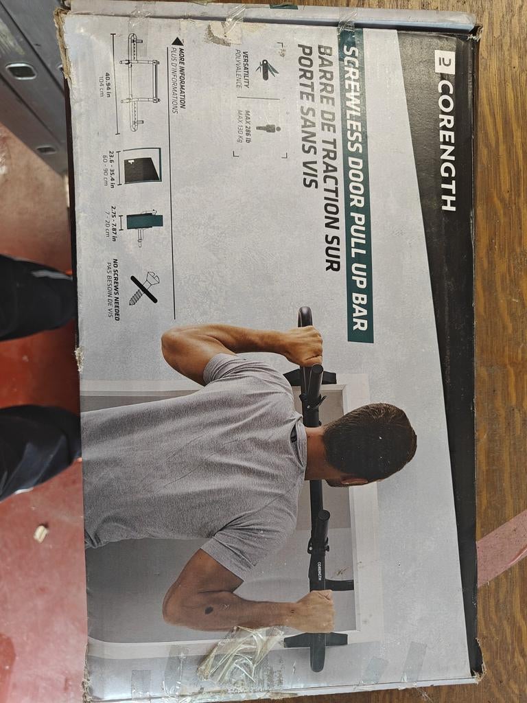 Schroefloze pull bar, Ophalen, Nieuw, Rug