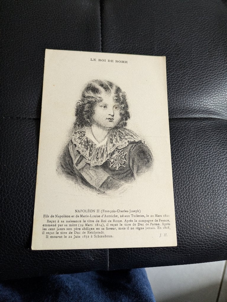 Napoleon II, Collections, Cartes postales | Thème, Enlèvement ou Envoi, Non affranchie