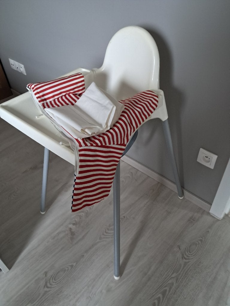 ikea kinderstoel met opblaasbare stoelverkleiningskussen, Enlèvement, Utilisé, Autres types, Plateau amovible