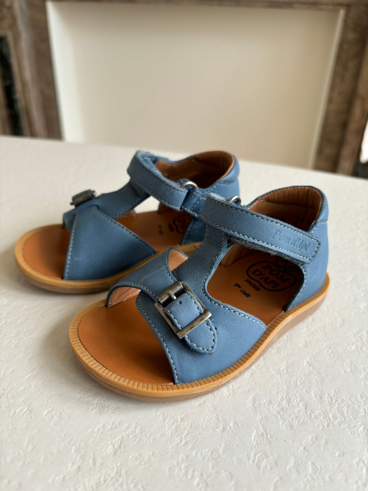 Sandaal schoen pomd’api maat 21, Kinderen en Baby's, Babykleding | Schoentjes en Sokjes, Ophalen, Zo goed als nieuw, Schoentjes