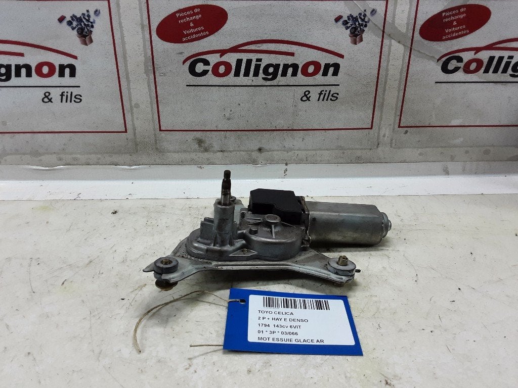 RUITENWISSERMOTOR ACHTER Celica (ZZT230 / 231) (8513020780), Auto-onderdelen, Gebruikt, Mevr. I. Hauben, Toyota, Rue de l'Espoir 34 34
4030  GRIVEGNÉE, BE