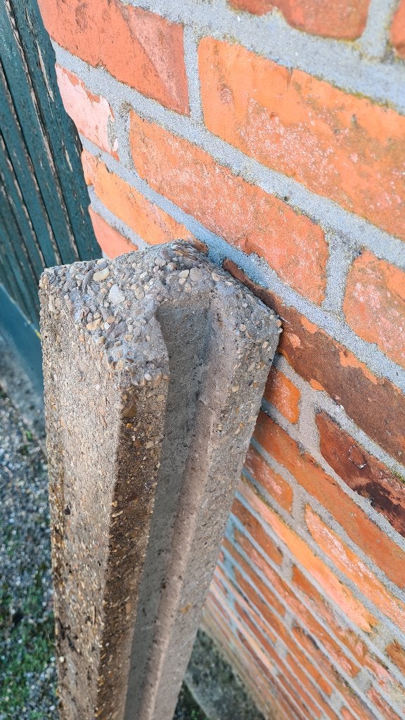 Beton gleufpalen gratis, Enlèvement, Béton